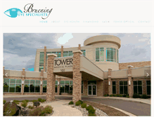 Tablet Screenshot of brueningeye.com